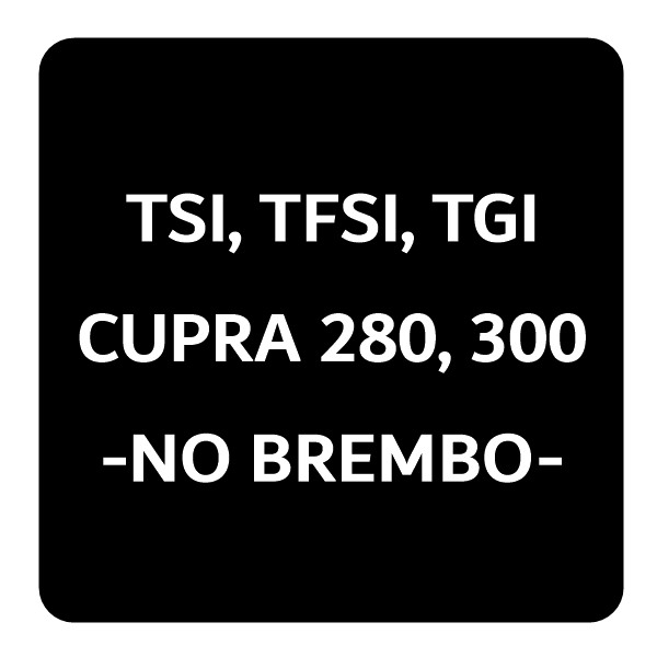 TSI, TFSI, TGI + Cupra 280, 300 ( NON BREMBO )