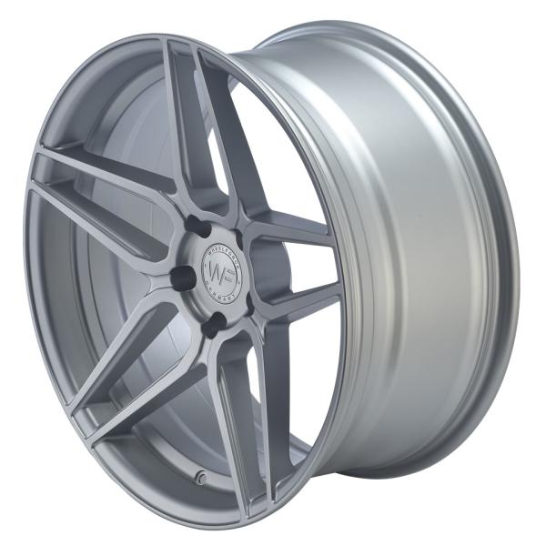 CF1 20x9 ET42 5x112 Frozen Silver Side