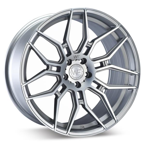 CF2 20x10,5 ET42 5x112 Frozen Crystal Silver Front