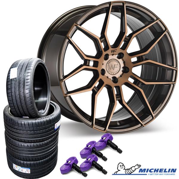 SET | WHEELFORCE CF.2-FF BRUSHED BRONZE