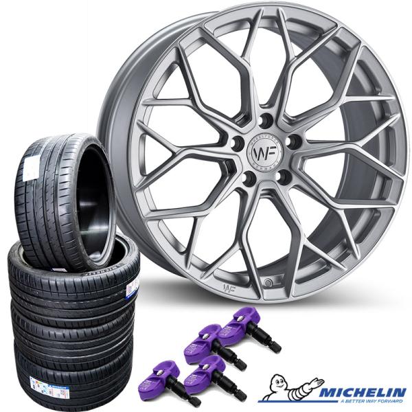 SET | WHEELFORCE SL.1-FF FROZEN SILVER